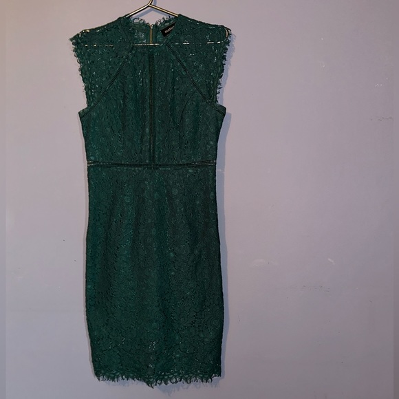 Bardot Lace Knee Length Sheath Dress - Picture 2 of 5